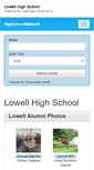 Mobile Screenshot of lowellhighschoolalumni.com